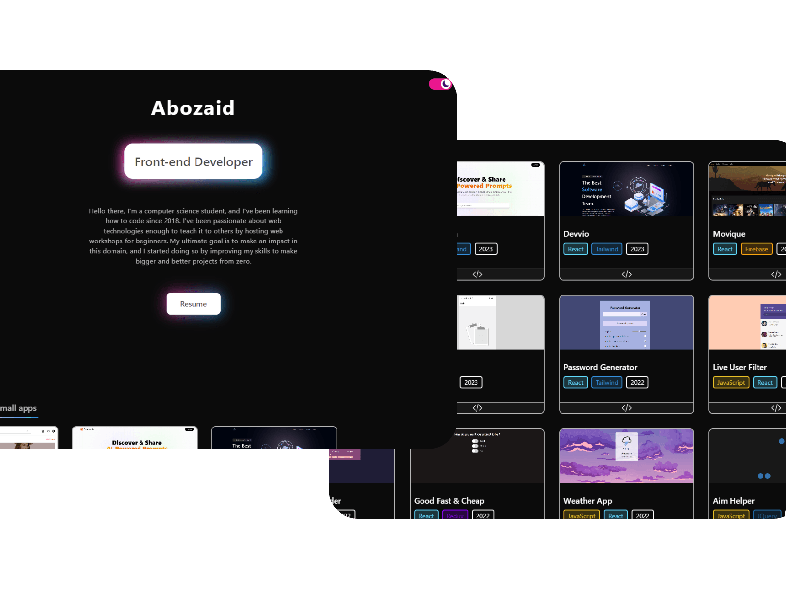 Minimal Portfolio